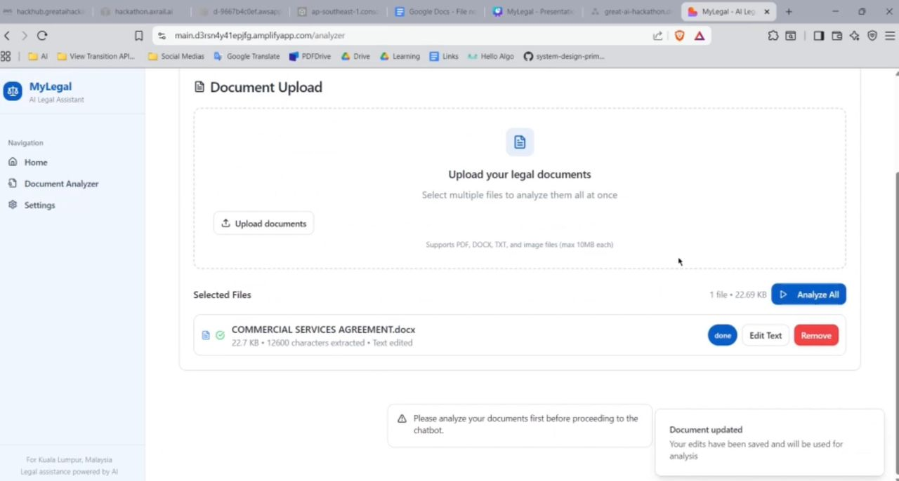 AI Legal Assistant screenshot 2