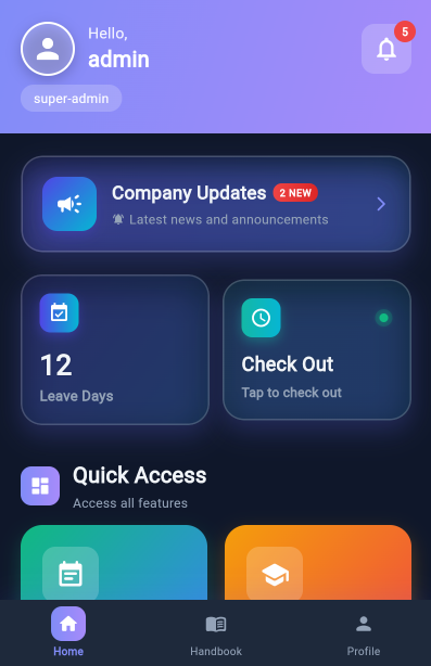 HR App & Portal screenshot 1