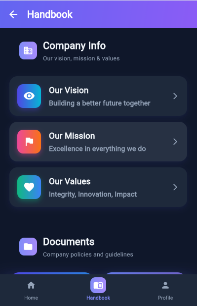 HR App & Portal screenshot 2