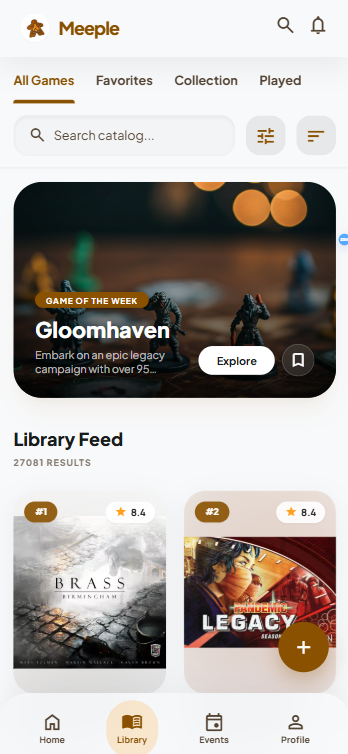 Meeple (Boardgame app) screenshot 1