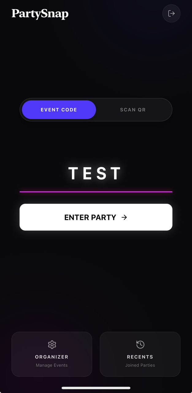 PartySnap screenshot 1