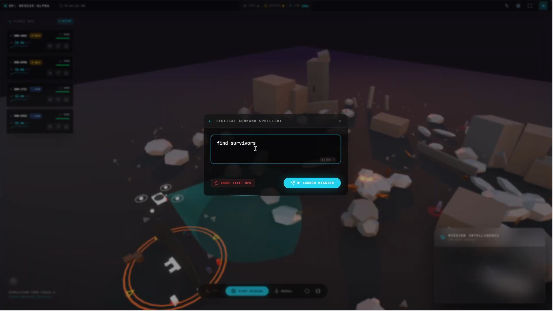 RESCUE-ALPHA (Drone sim) screenshot 1