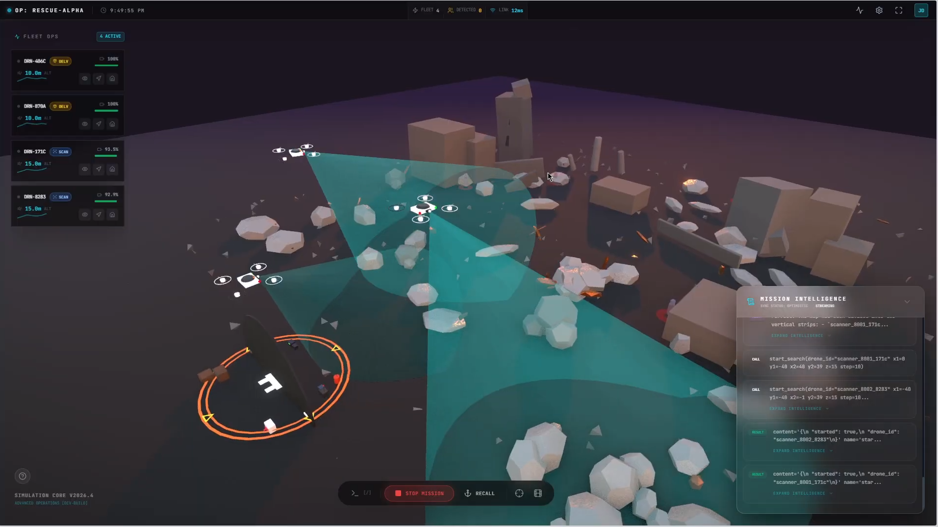 RESCUE-ALPHA (Drone sim) screenshot 2