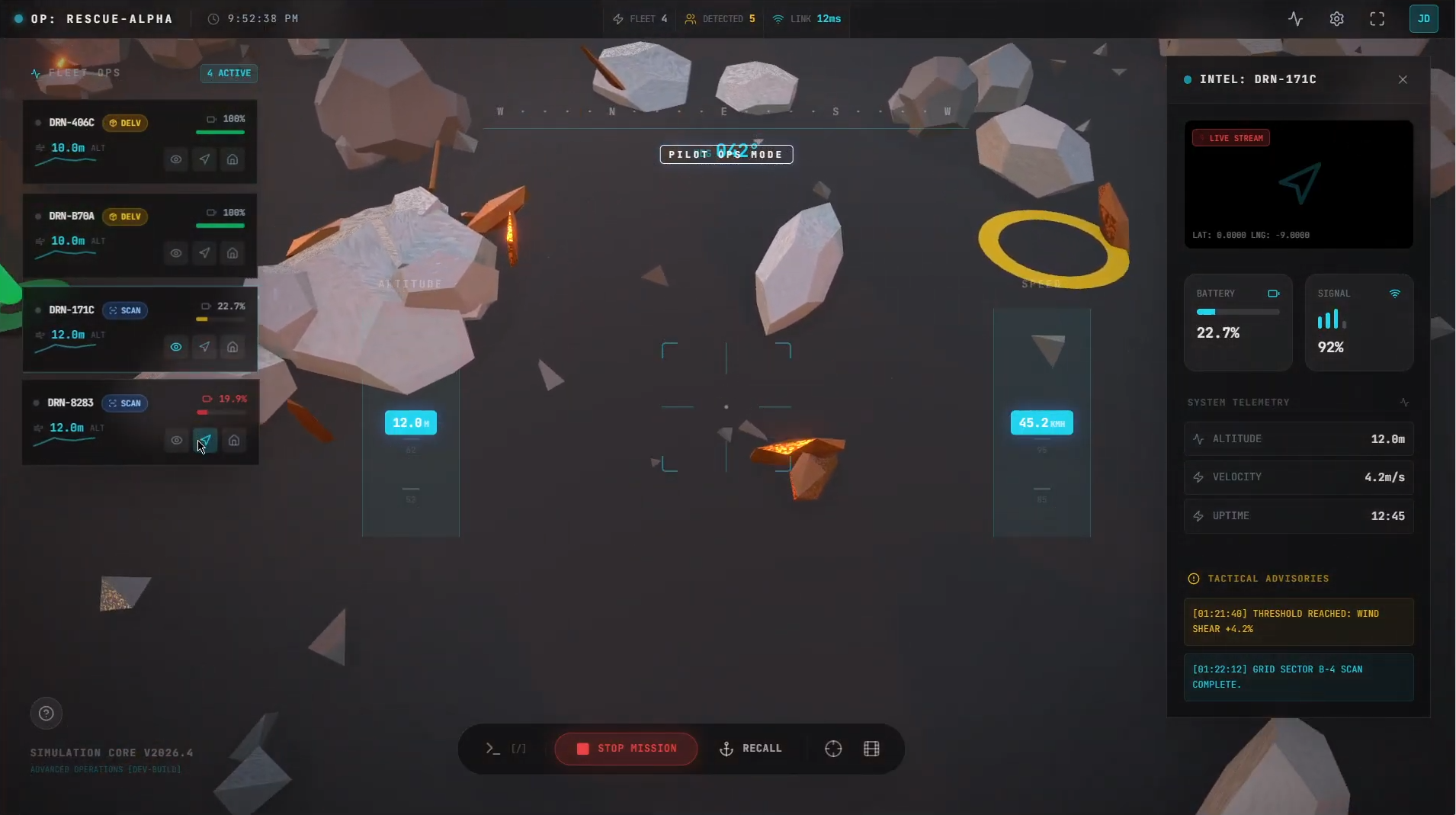RESCUE-ALPHA (Drone sim) screenshot 3